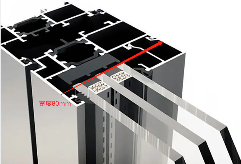 断桥铝70 80 90 108 120区别